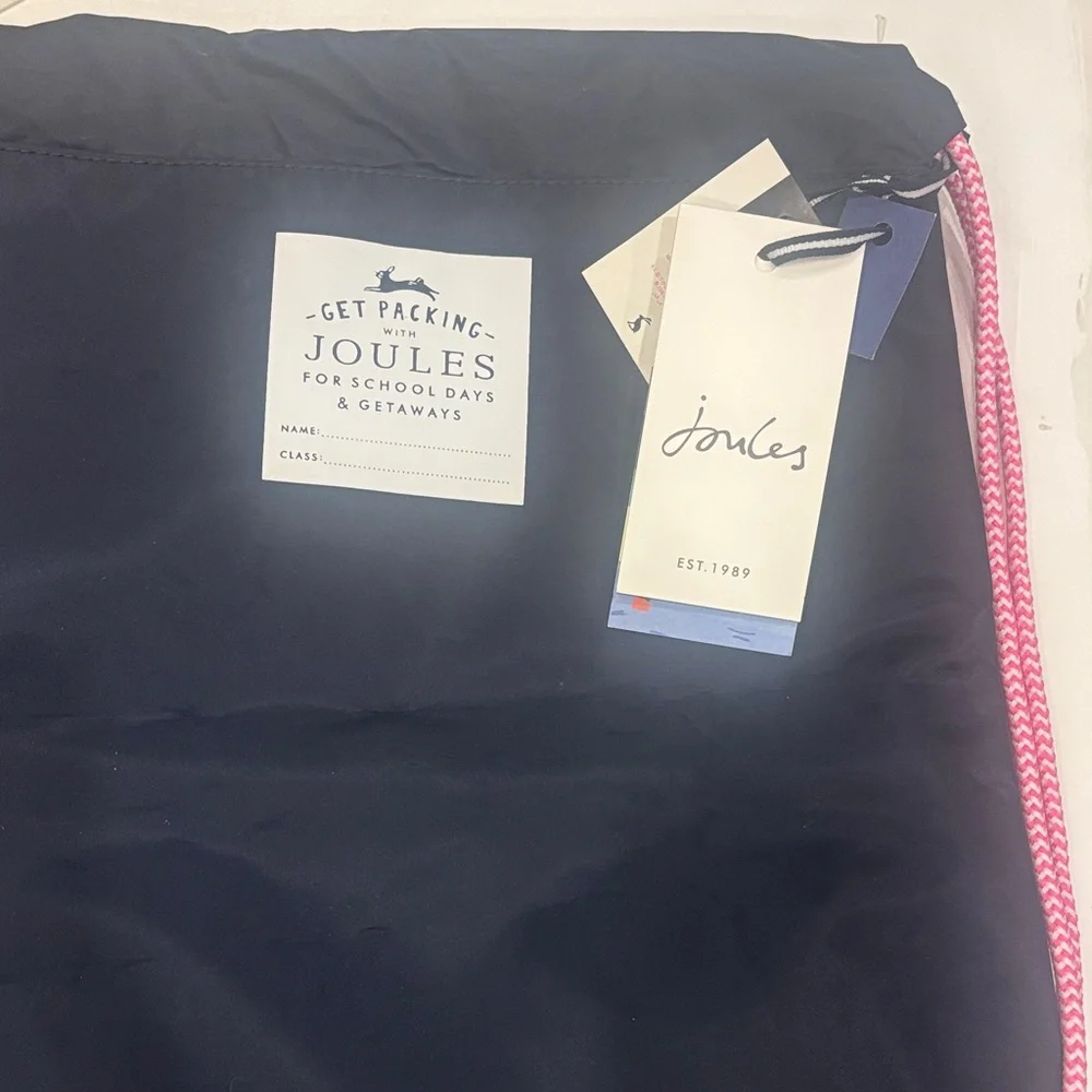 Joules Starry Unicorn Drawstring Bag